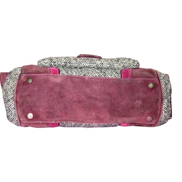 Coach 2005 Vintage Soho Tweed, Suede & leather Mini Boston Bag Satchel - Picture 8 of 15